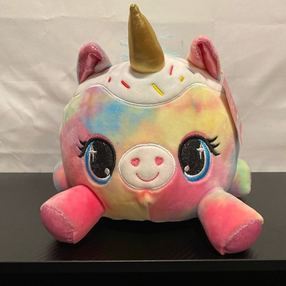 7in Round Super Soft Unicorn Plush